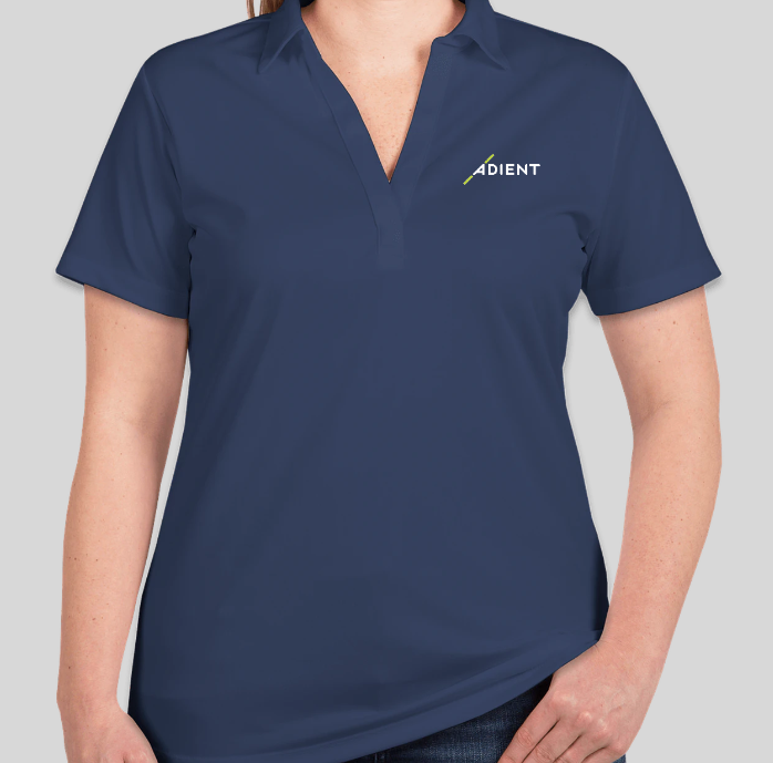 Ladies Silk Polo