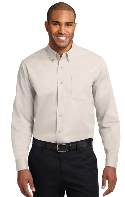 Mens Long Sleeve Button-down