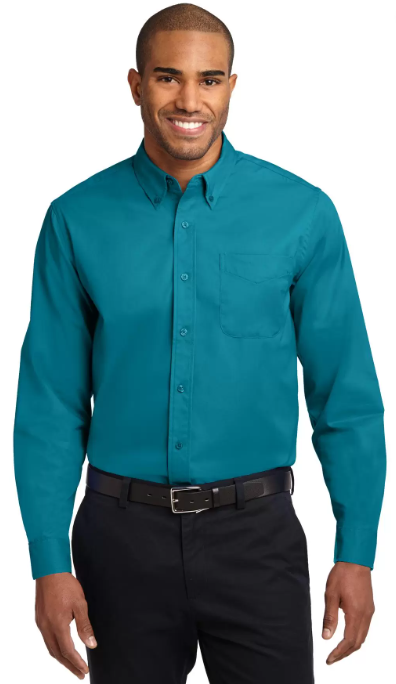 Mens Long Sleeve Button-down