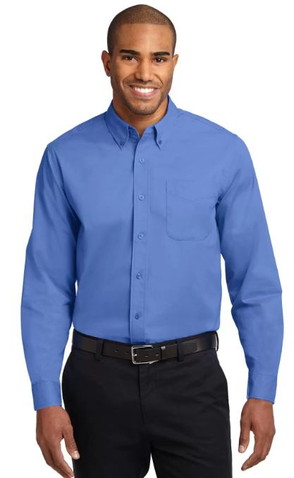 Mens Long Sleeve Button-down