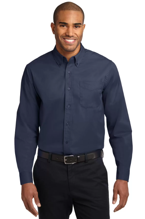 Mens Long Sleeve Button-down