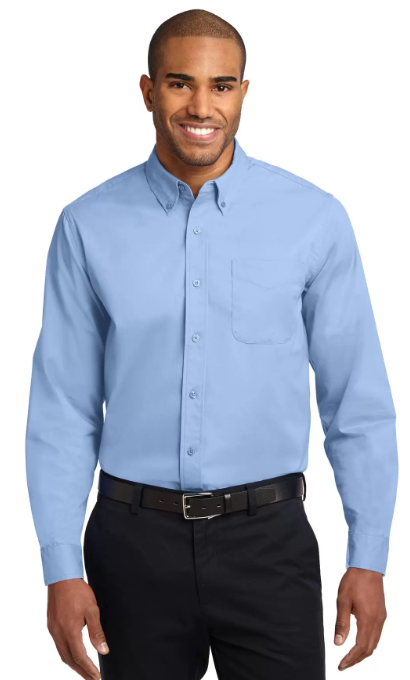 Mens Long Sleeve Button-down